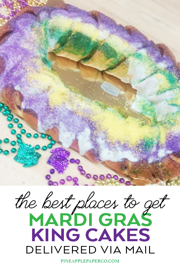 Traditional Mardi Gras King Cake Ideas curated by Pineapple Paper Co.