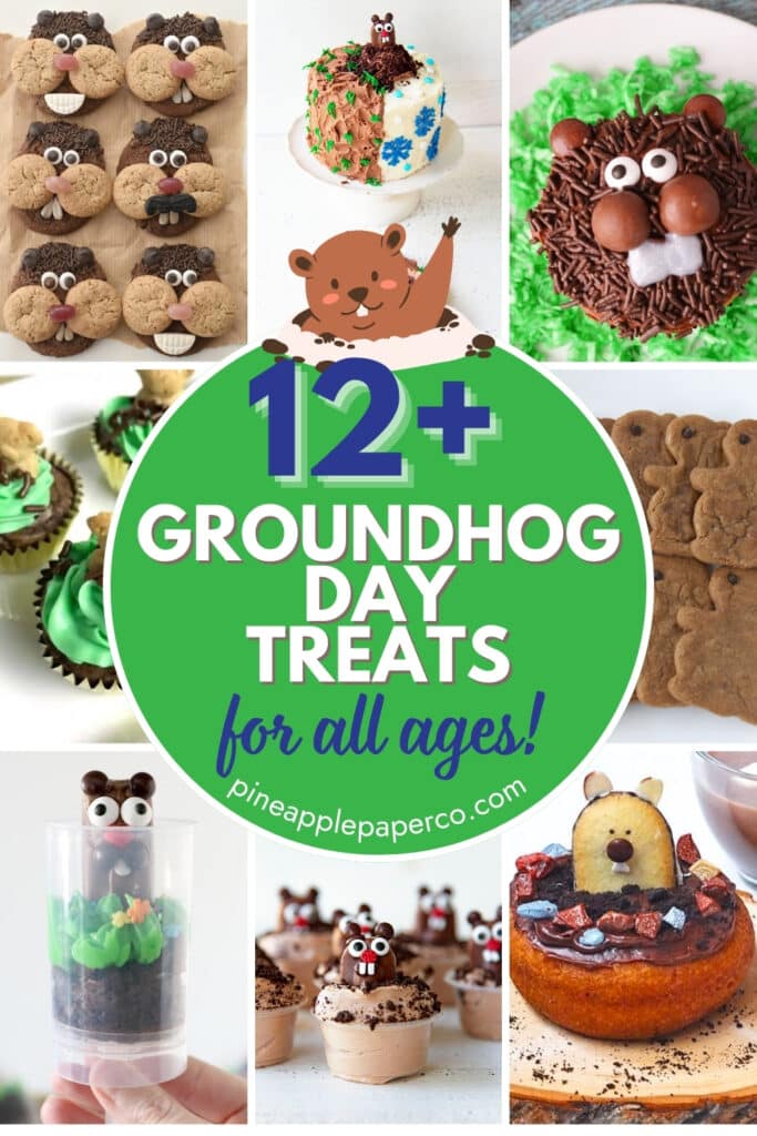 groundhog day treats and desserts with 8 examples