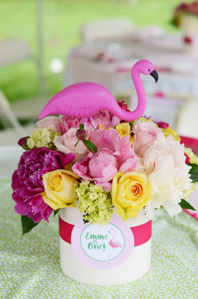 Flamingo and Pineapple First Birthday Party Ideas
