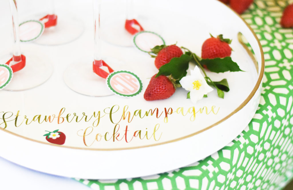 Strawberry Themed Party Ideas with DIY Cricut Party Decor by Pineapple Paper Co.