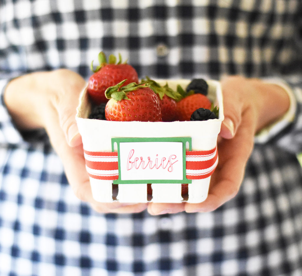 Strawberry Themed Party Ideas with DIY Cricut Party Decor by Pineapple Paper Co.