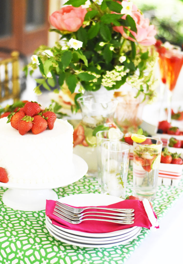 Strawberry Themed Party Ideas with DIY Cricut Party Decor by Pineapple Paper Co.