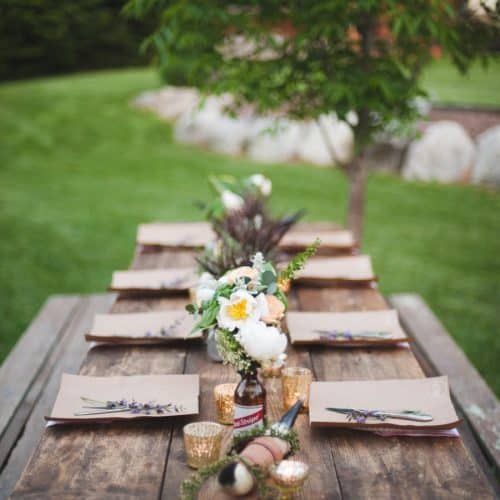 farm to table outdoor party idea