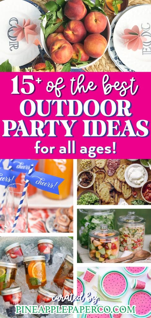 outdoor and backyard party ideas