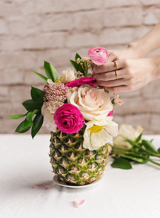 Pineapple Flower Arrangement