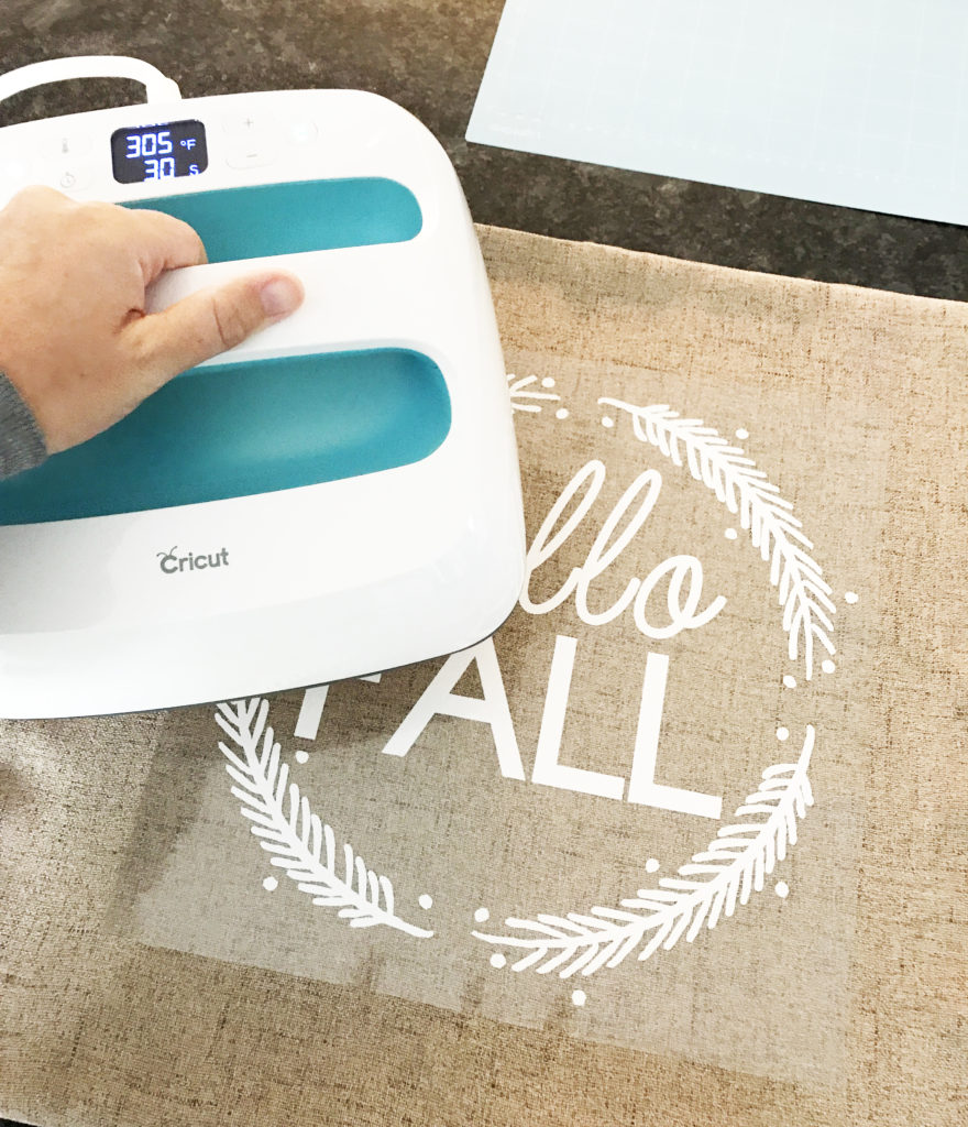 DIY Fall Pillow Easy Press