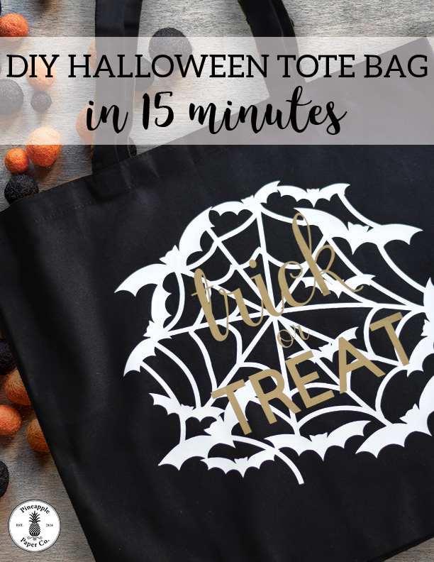DIY Halloween Tote Bag