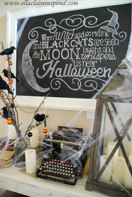 Halloween DIY Chalkboard