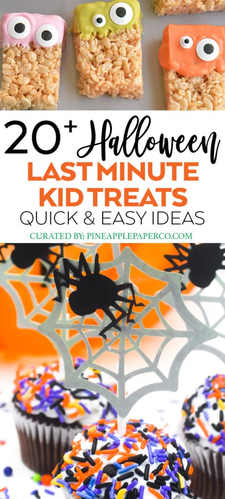 Easy Last Minute Halloween Treats for Kids
