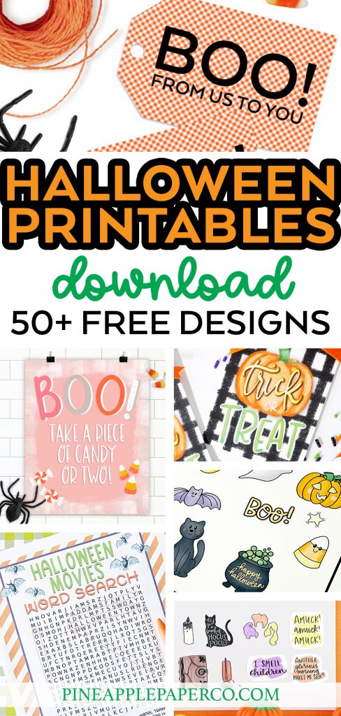 50+ Free Halloween Printables