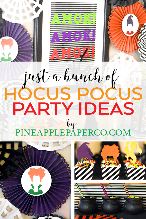 Hocus Pocus Party Ideas by Pineapple Paper Co.