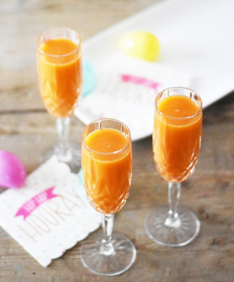 Carrot and Orange Mimosa Easter Cocktail Recipe