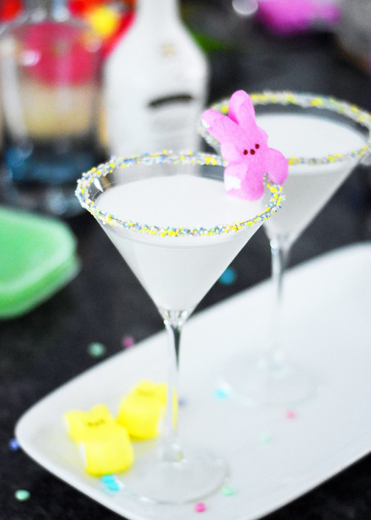 Peeps Cocktail Easter Recipe by Pineapple Paper Co.