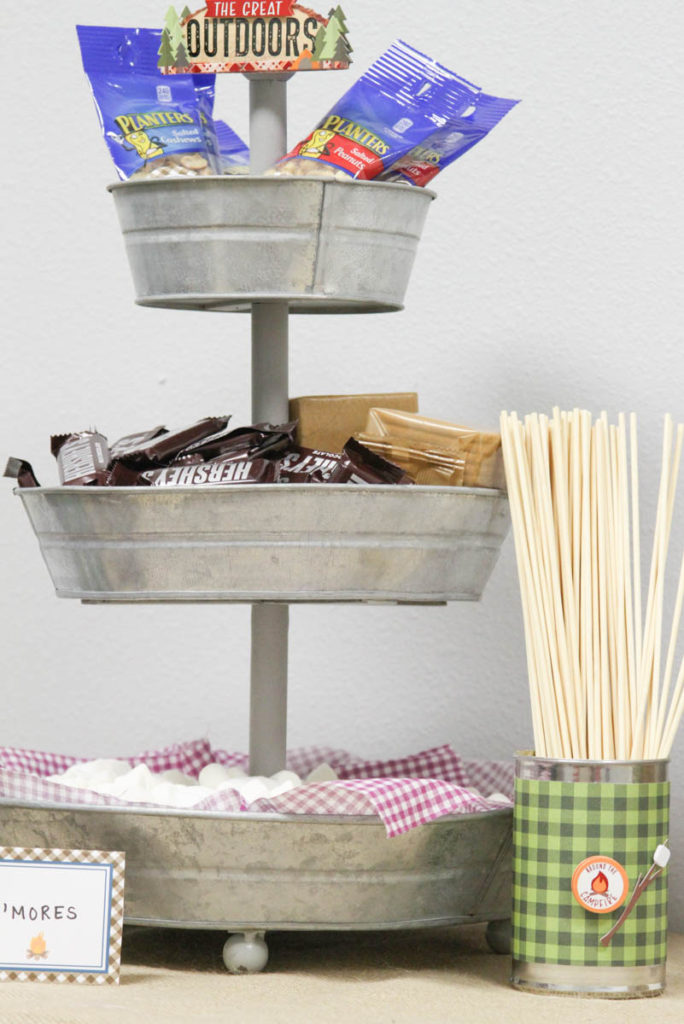 Camping Birthday Party Ideas by Everyday Party Magazine