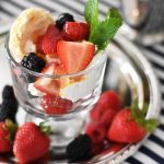 Berries and Cream Recipe with Bourbon Cream