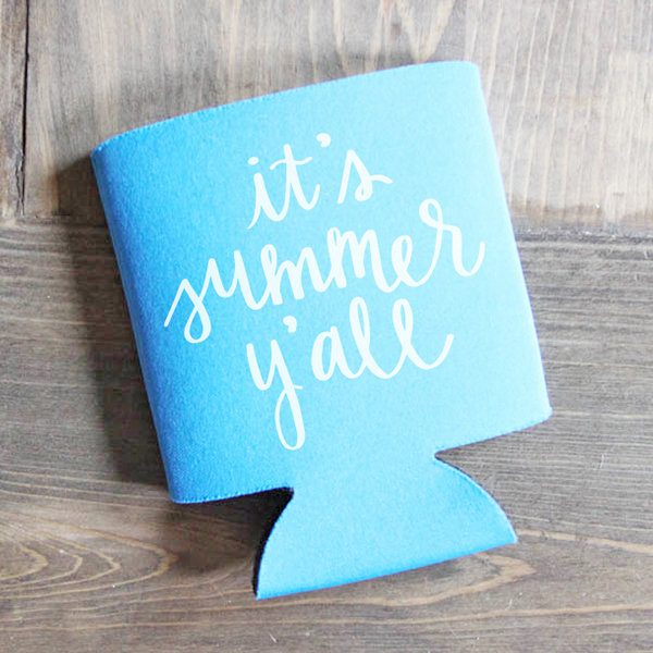 Download DIY Can Koozie with Cricut Iron-On - Pineapple Paper Co.