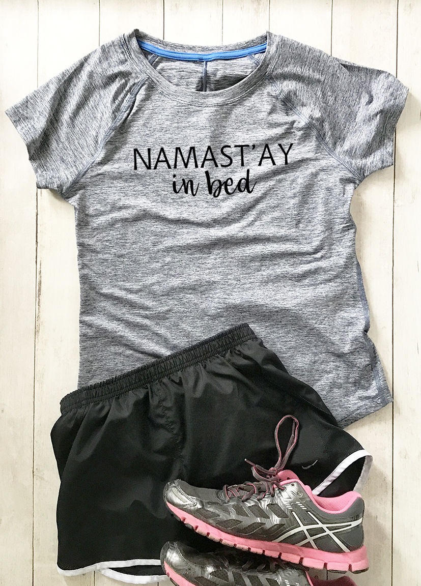 DIY Workout Shirt with Cricut SportFlex Iron On