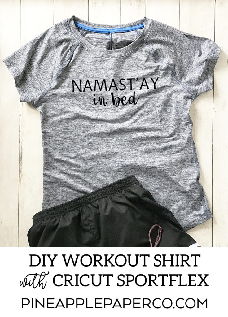 DIY Workout Shirt with Cricut SportFlex and Cricut Maker