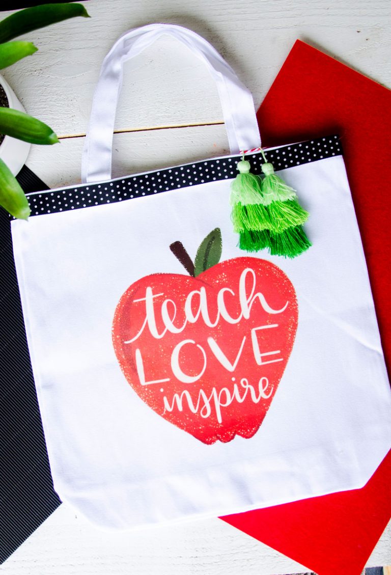 Last-Minute Teacher Appreciation Gifts with Cricut Iron-On Designs
