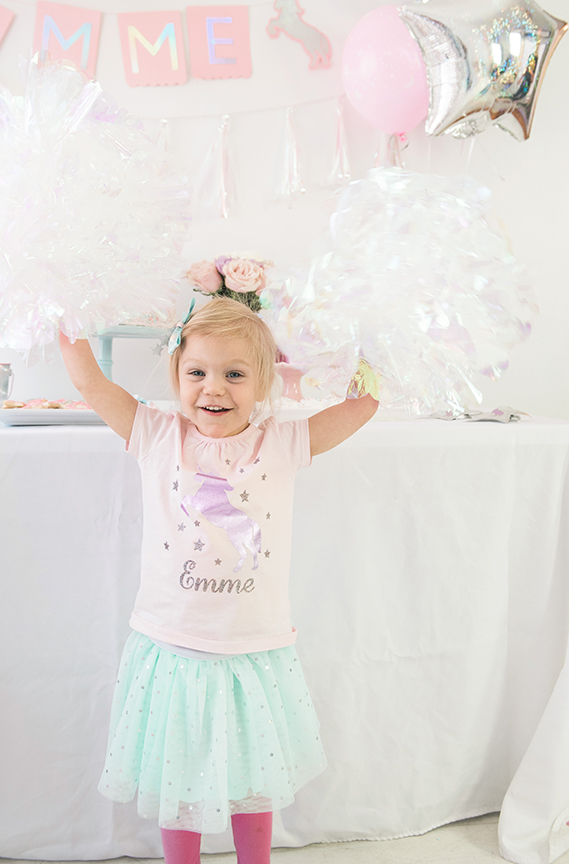 DIY Unicorn Shirt by Pineapple Paper Co.