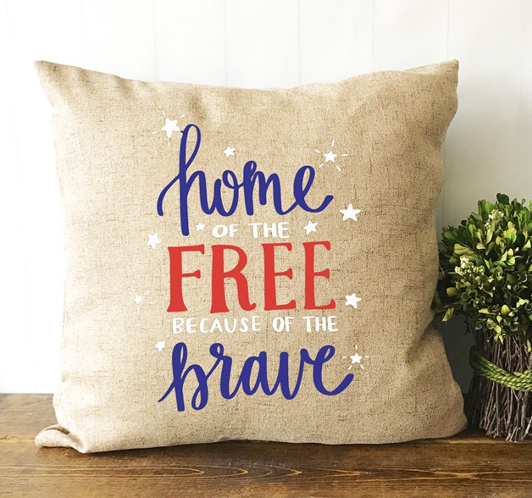 Home of the Free Because of the Brave SVG Now Available