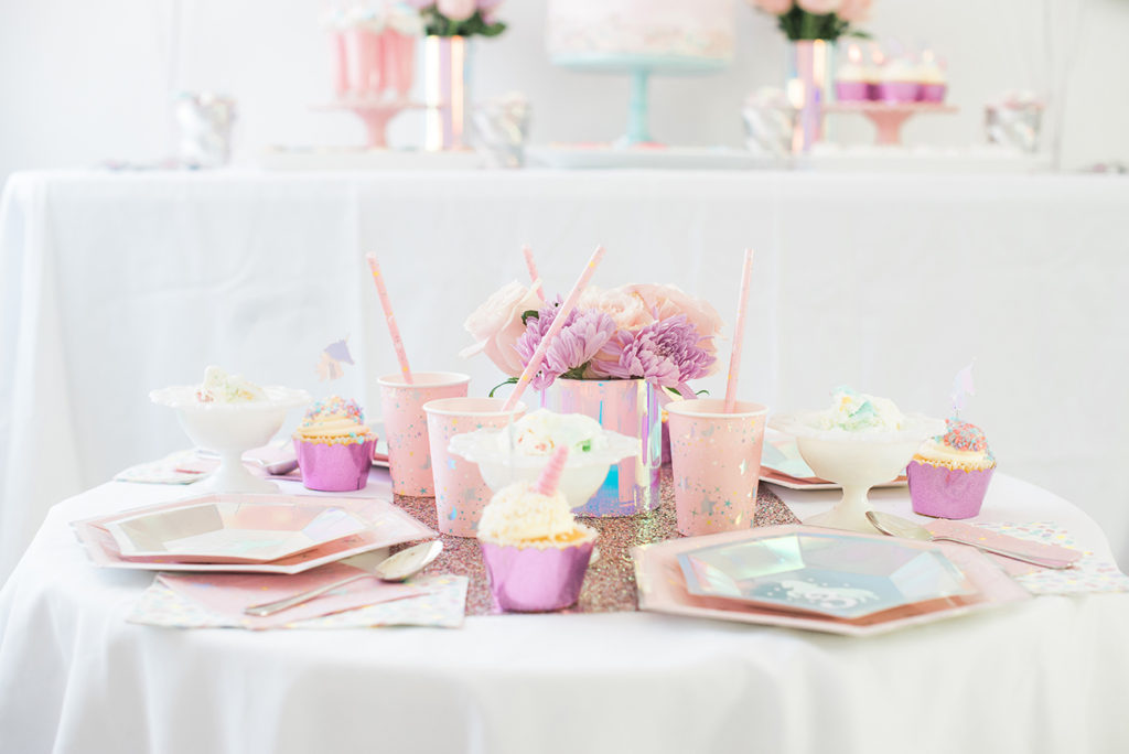 Unicorn Themed Birthday by Pineapple Paper Co.