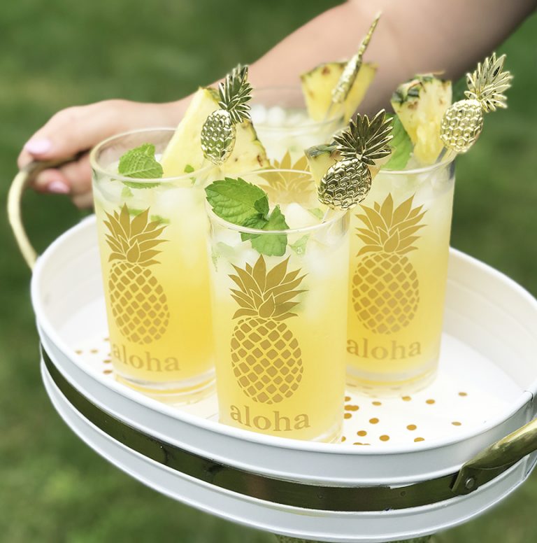 Pineapple Crafts to Make with your Cricut and Silhouette