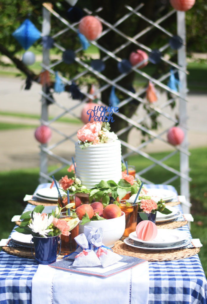 Peach Summer Party by Pineapple Paper Co. with Martha Stewart, Cricut, and Michaels