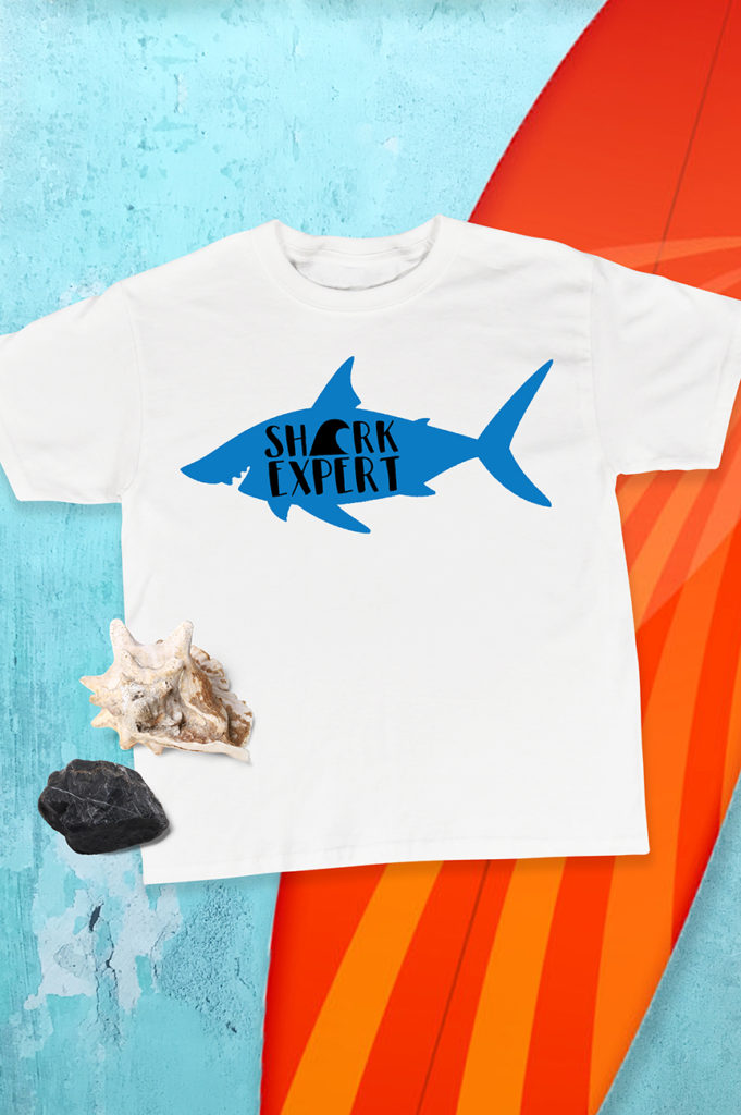 Shark Expert Shirt by Pineapple Paper Co. for Cricut
