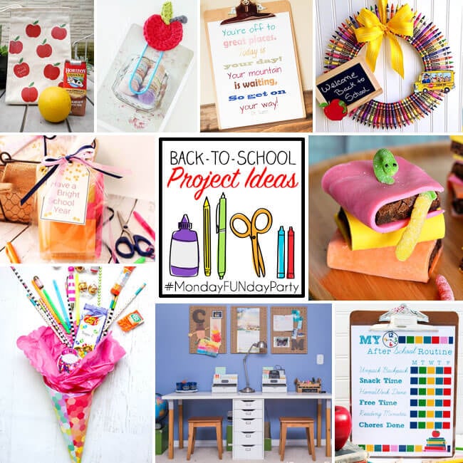 Back to School Project Ideas Grid
