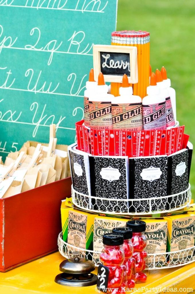 School Supply Cake