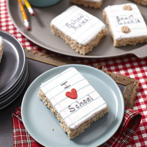 Back to School Rice Krispie Treats by Wilton
