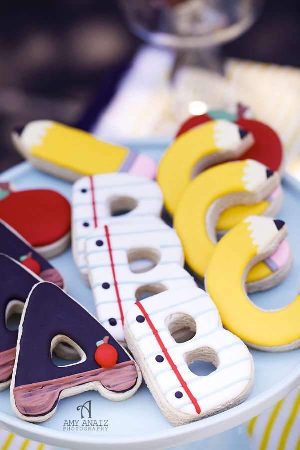 ABC Back to School Cookies