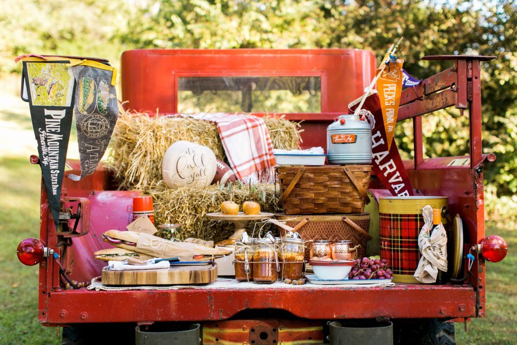 Draper James Tailgate Party and Tailgating Ideas curated by Pineapple Paper Co.