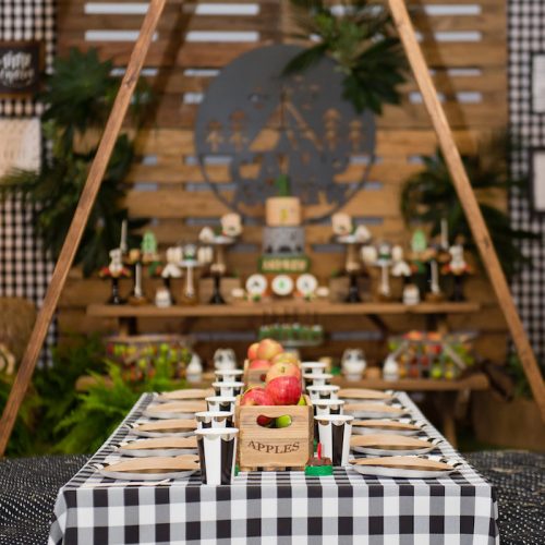 Fall Camping Party and Fall Birthday Party Ideas curated by Pineapple Paper Co.