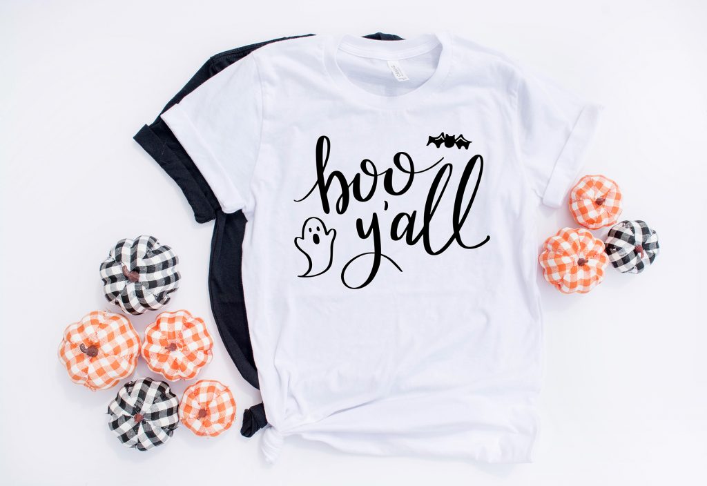 Free Halloween SVG - DIY Boo Y'all Shirt by Pineapple Paper Co.
