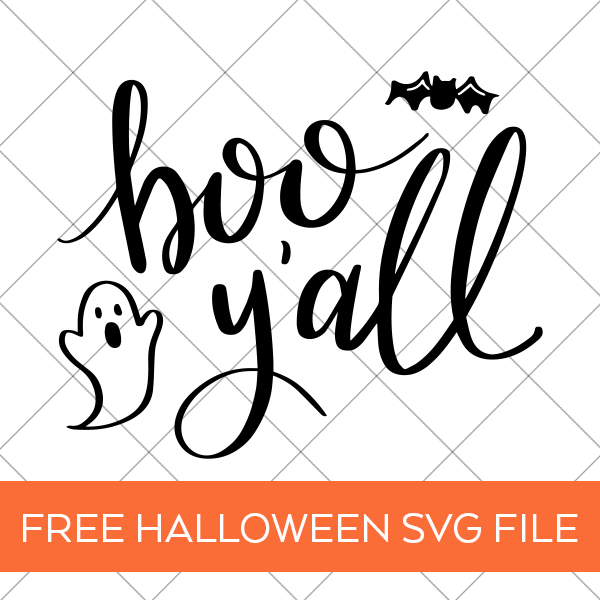 Free Halloween SVG - DIY Boo Y'all Shirt by Pineapple Paper Co.