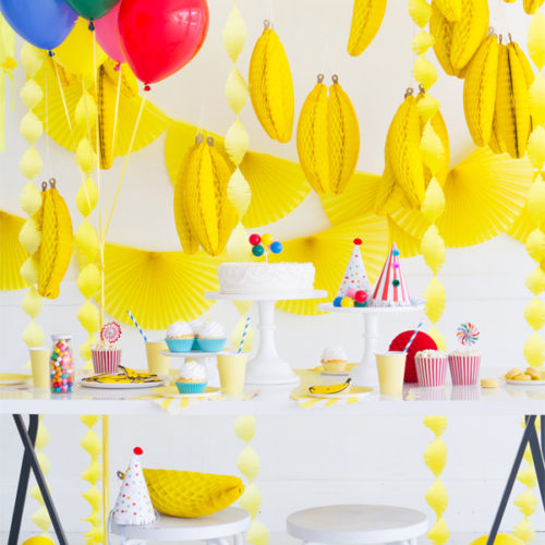 Curious George Birthday Party Ideas and other Fall Birthday Party Ideas curated by Pineapple Paper Co.