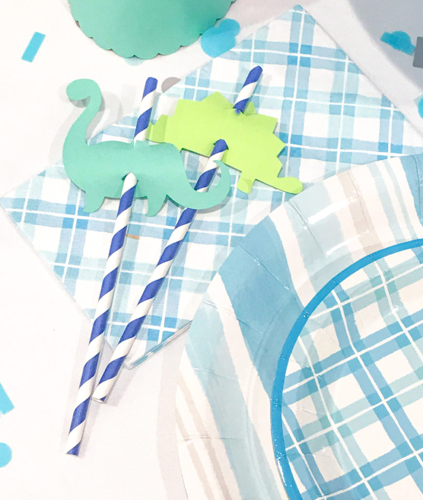 Martha Stewart Dinosaur Party Ideas by Pineapple Paper Co. for Cricut, Michaels, and Martha Stewart