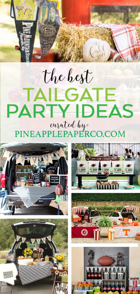 Tailgate Party Ideas curated by Pineapple Paper Co.