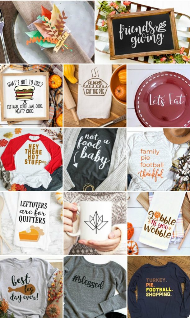 FREE Thanksgiving SVG Blog Hop Collage