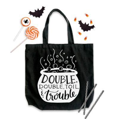 Double Double Toil and Trouble Halloween SVG by Pineapple Paper Co.