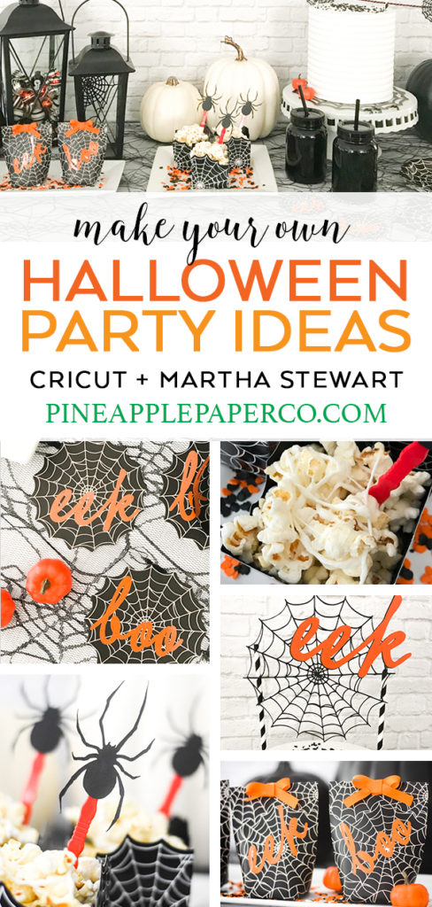 Make Your Own DIY Halloween Party Ideas with Cricut, Martha Stewart, and Michaels by Pineapple Paper Co.