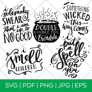 Halloween SVG Bundle designed by Pineapple Paper Co.