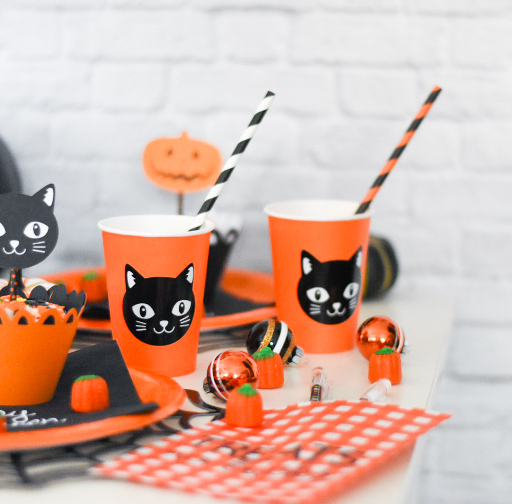 Make Your Own DIY Halloween Party Cups and Supplies with the Cricut Maker by Pineapple Paper Co.