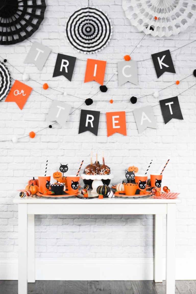 Trick or Treat Halloween Party Ideas with Cricut
