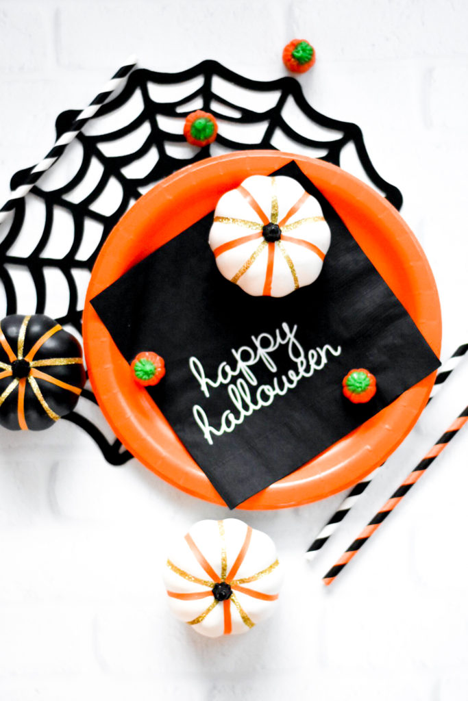Make Your Own Kids Halloween Party Decor - Trick or Treat Halloween Party with Cricut Maker - Pineapple Paper Co.