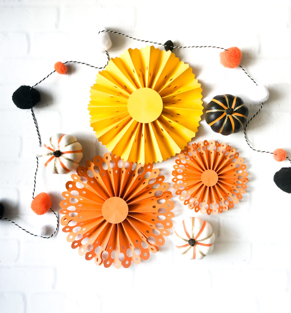 DIY Paper Rosettes with the Cricut Maker and Scoring Wheel
