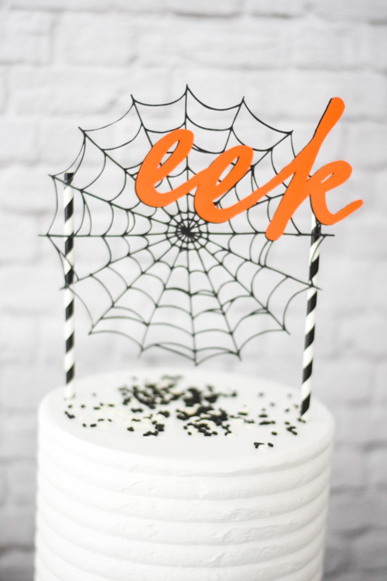 Make a Halloween Cake Topper with the Cricut
