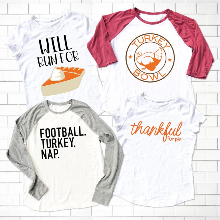 Make Your Own Thanksgiving Shirts in Cricut Design Space
